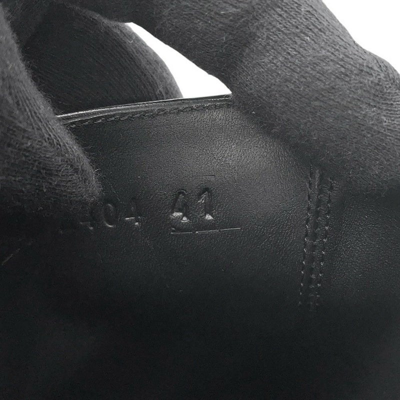 エルメス ショートブーツ ジェフ レザー メンズサイズ41 HERMES 靴 黒