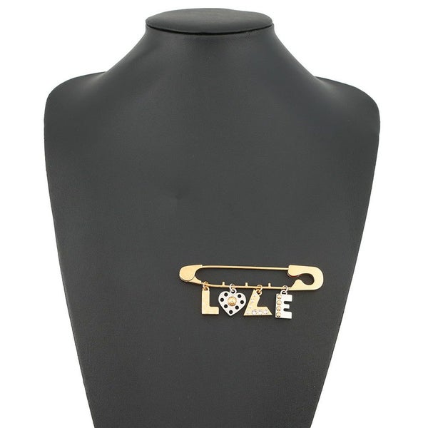 ルイヴィトン ブローチ LOVE 安全ピンモチーフ M67035  LOUIS VUITTON アクセサリー