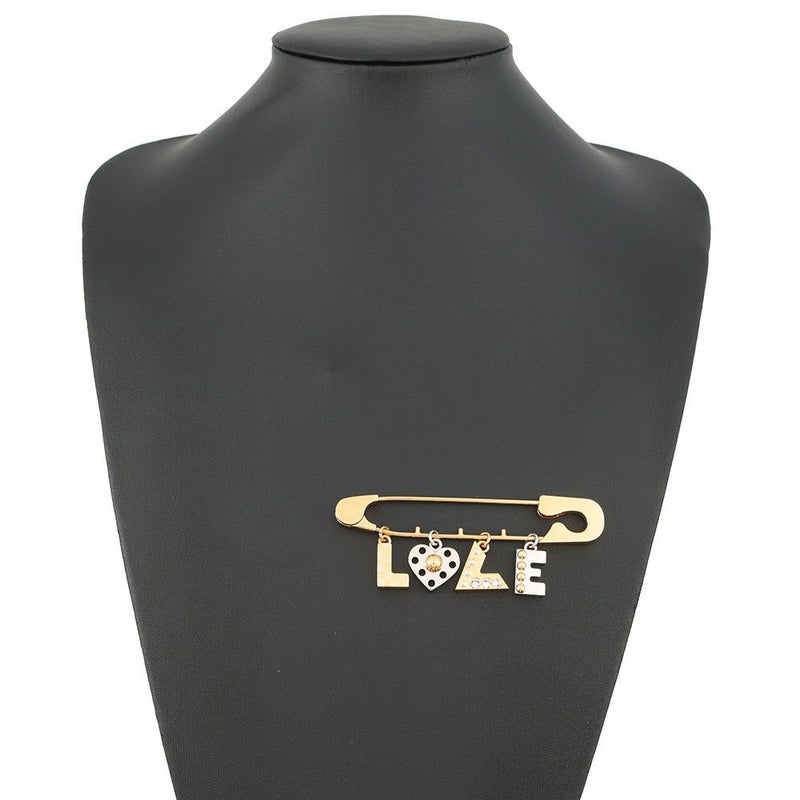 ルイヴィトン ブローチ LOVE 安全ピンモチーフ M67035  LOUIS VUITTON アクセサリー