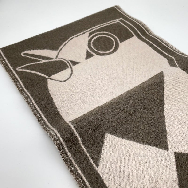 エルメス マフラー カマイユ・ジャカード カシミア HERMES ストール メンズ