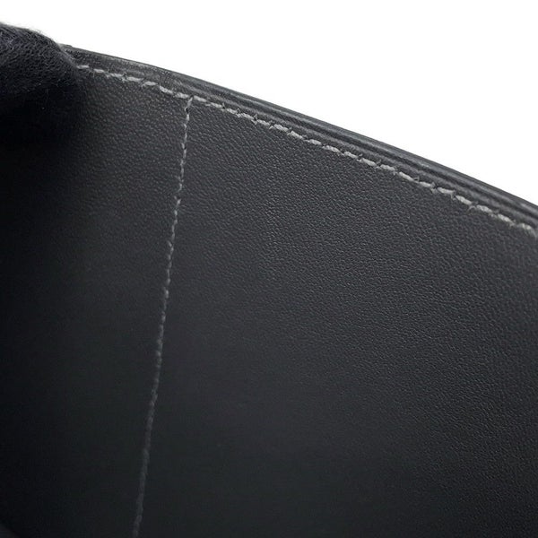 エルメス 三つ折り財布 ベアン コンビネ タッチ グラファイト/グリシマン/シルバー金具 エプソン/アリゲーターマット B刻印