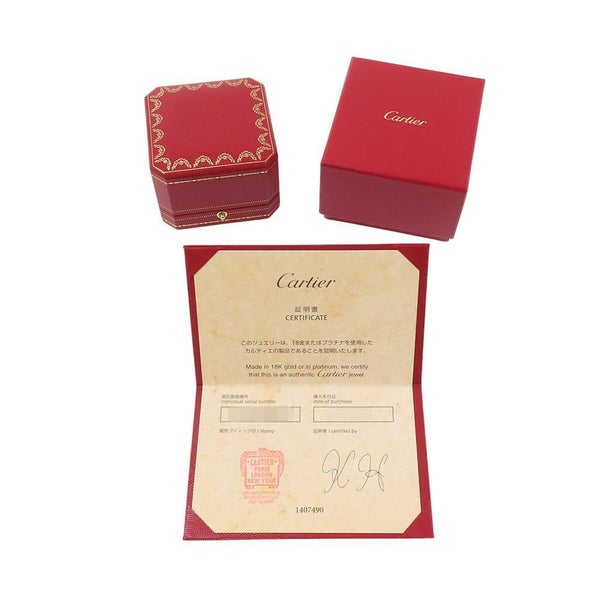 カルティエ リング ジュスト アン クル クラシックモデル パヴェダイヤモンド 241P 計0.85ct K18PG サイズ50 N4748600 指輪