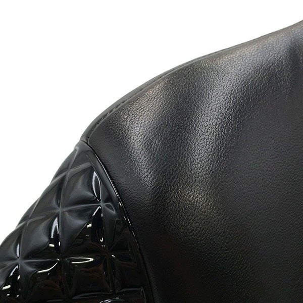 シャネル ショートブーツ ココマーク パテント レザー レディースサイズ37 1/2C G34203 CHANEL 靴 黒