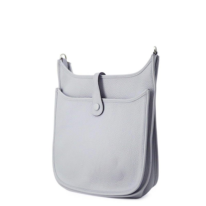 エルメス ショルダーバッグ エブリン3 PM ブルーグラシエ/シルバー金具 トリヨンクレマンス W刻印
