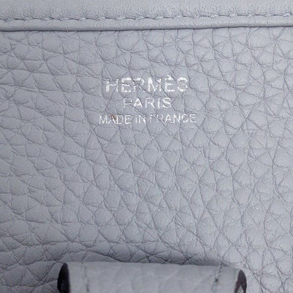 エルメス ショルダーバッグ エブリン3 PM ブルーグラシエ/シルバー金具 トリヨンクレマンス W刻印