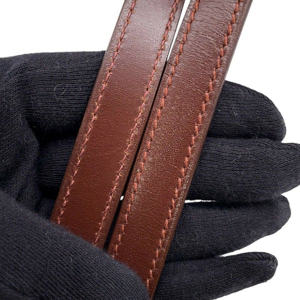 エルメス ハンドバッグ ケリー28 外縫い ノワゼット/シルバー金具 ボックスカーフ □D刻印 2wayショルダー