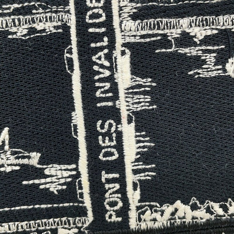 クリスチャン・ディオール ハンドバッグ レディディーライト Plan de Paris ミディアム M0565OOMP_M993 2way 黒