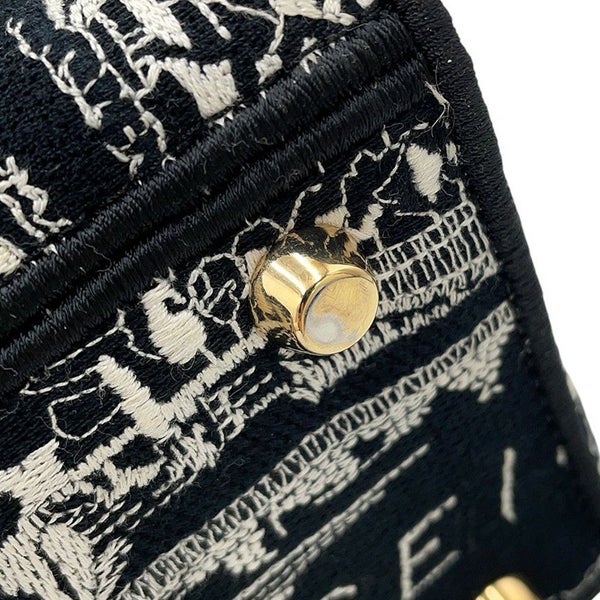 クリスチャン・ディオール ハンドバッグ レディディーライト Plan de Paris ミディアム M0565OOMP_M993 2way 黒