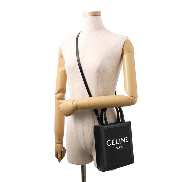 セリーヌ ハンドバッグ ロゴ バーティカルカバ ミニ 193302 CELINE 2way 黒