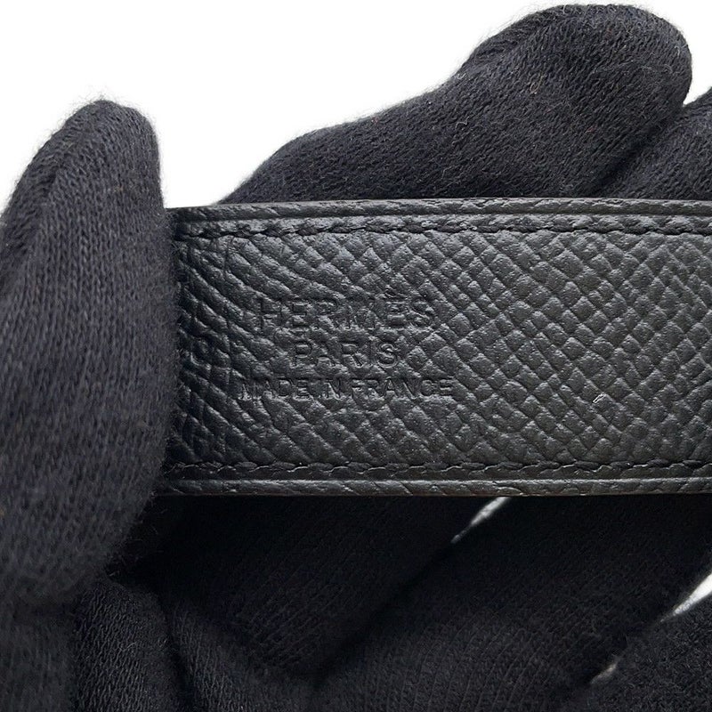 エルメス べルト コンスタンス Hベルト エマイユ フェリン リバーシブル ホワイト/ブラック/アイボリー金具 Z刻印 サイズ85 白 黒