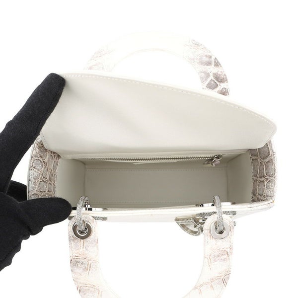 ディオール ハンドバッグ レディディオール スモール クロコダイル ラインストーン M531SPCHF Christian Dior 2way