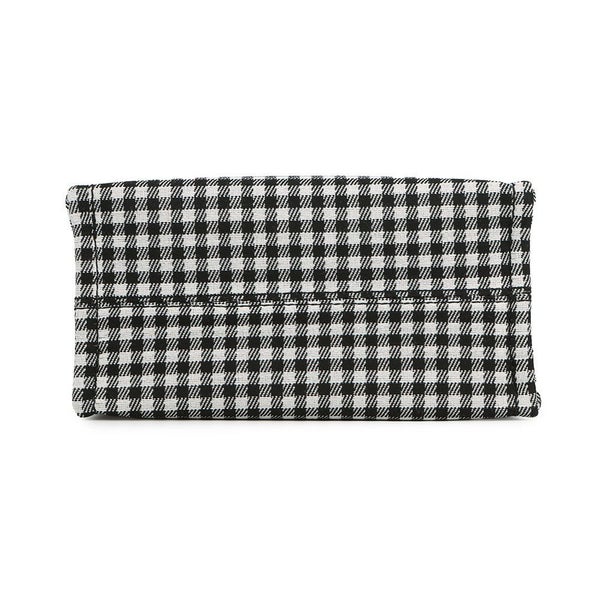 セリーヌ ハンドバッグ スモール カバ タイス チェック キャンバス 199162 CELINE 2way 黒 白