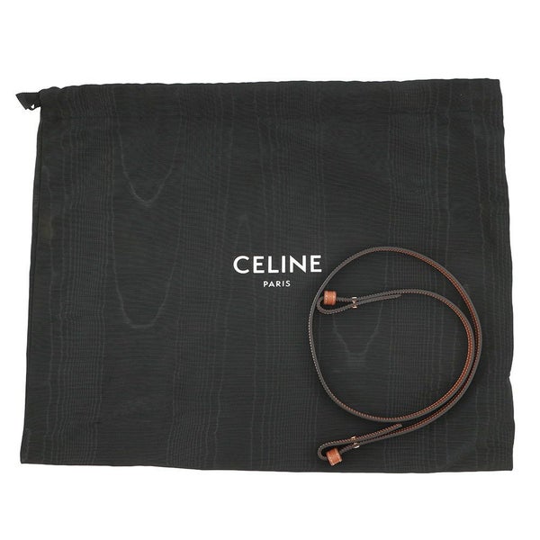 セリーヌ ハンドバッグ スモール カバ タイス チェック キャンバス 199162 CELINE 2way 黒 白