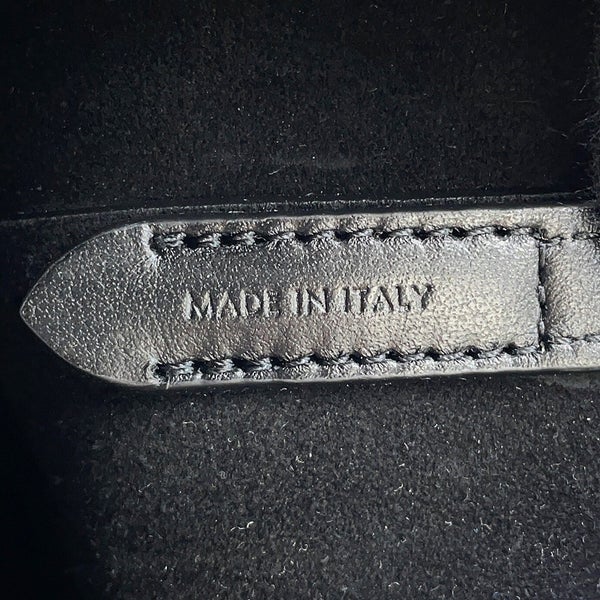 セリーヌ ショルダーバッグ トリオンフ スモール バケットバッグ カーフレザー 118293 CELINE 黒