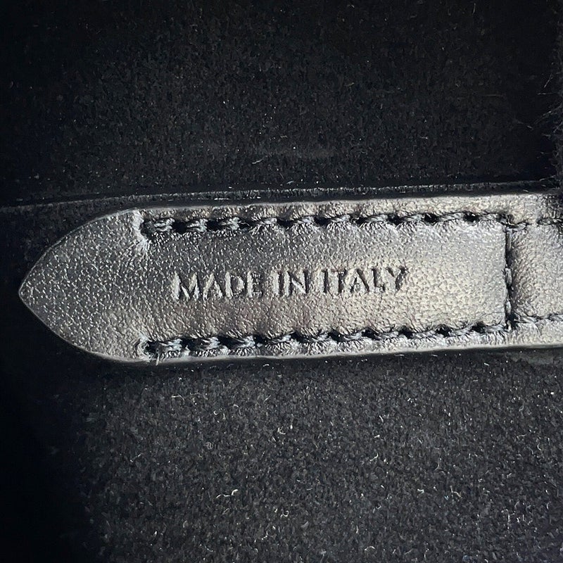 セリーヌ ショルダーバッグ トリオンフ スモール バケットバッグ カーフレザー 118293 CELINE 黒