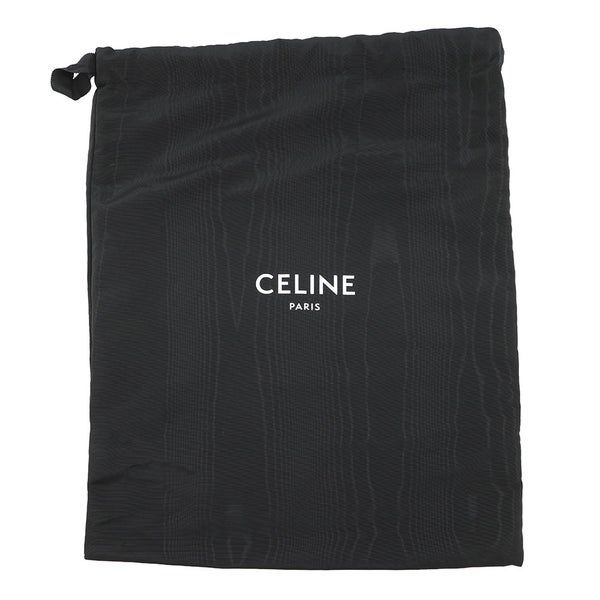セリーヌ ショルダーバッグ トリオンフ スモール バケットバッグ カーフレザー 118293 CELINE 黒