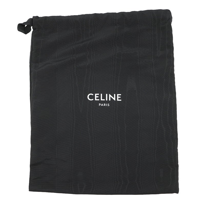 セリーヌ ショルダーバッグ トリオンフ スモール バケットバッグ カーフレザー 118293 CELINE 黒