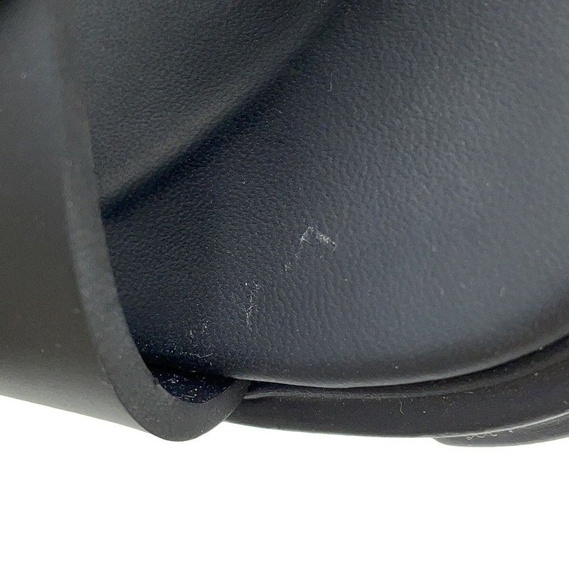 プラダ サンダル モノリス ラバー レディースサイズ38 1X382N PRADA 靴 黒