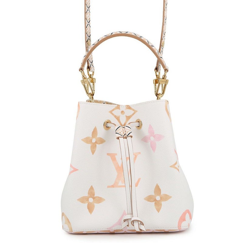 ルイヴィトン ハンドバッグ モノグラム・ジャイアント バイ・ザ・プール ネオノエ BB M22985 バッグ 2way ショルダーバッグ 白