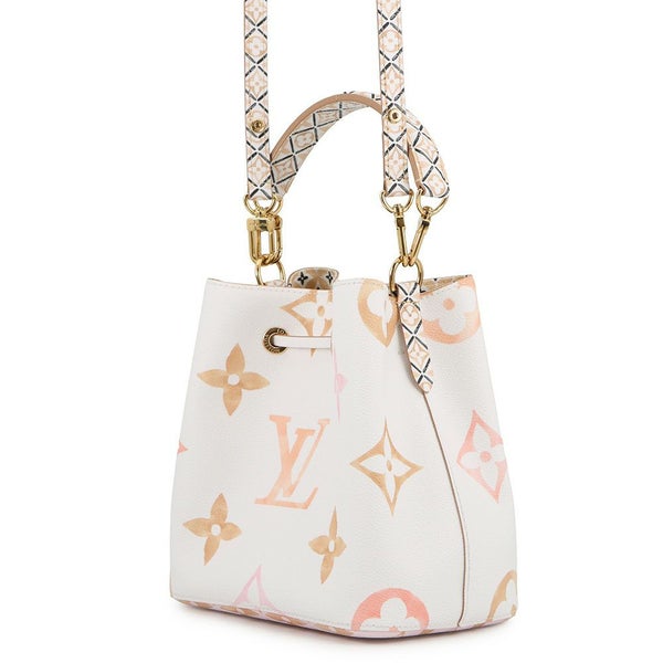 ルイヴィトン ハンドバッグ モノグラム・ジャイアント バイ・ザ・プール ネオノエ BB M22985 バッグ 2way ショルダーバッグ 白