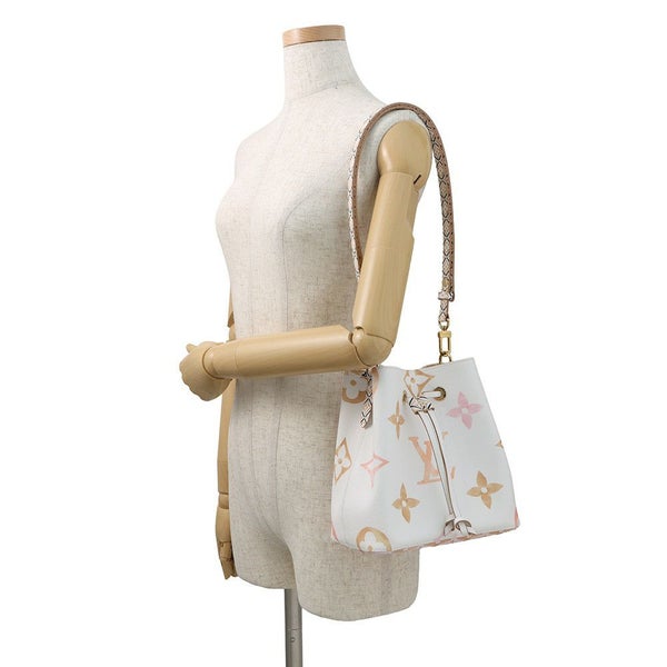 ルイヴィトン ハンドバッグ モノグラム・ジャイアント バイ・ザ・プール ネオノエ BB M22985 バッグ 2way ショルダーバッグ 白