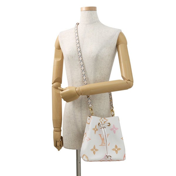 ルイヴィトン ハンドバッグ モノグラム・ジャイアント バイ・ザ・プール ネオノエ BB M22985 バッグ 2way ショルダーバッグ 白