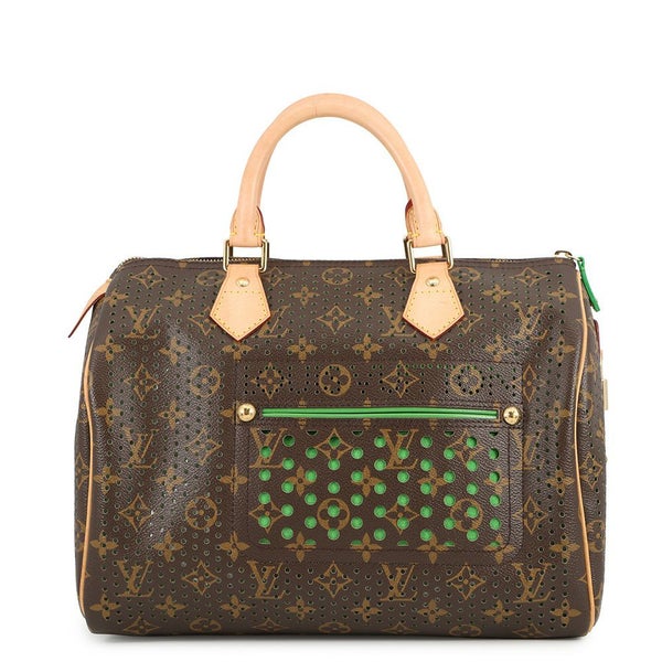 ルイヴィトン ハンドバッグ モノグラム・ペルフォ スピーディ30 M95181 LOUIS VUITTON