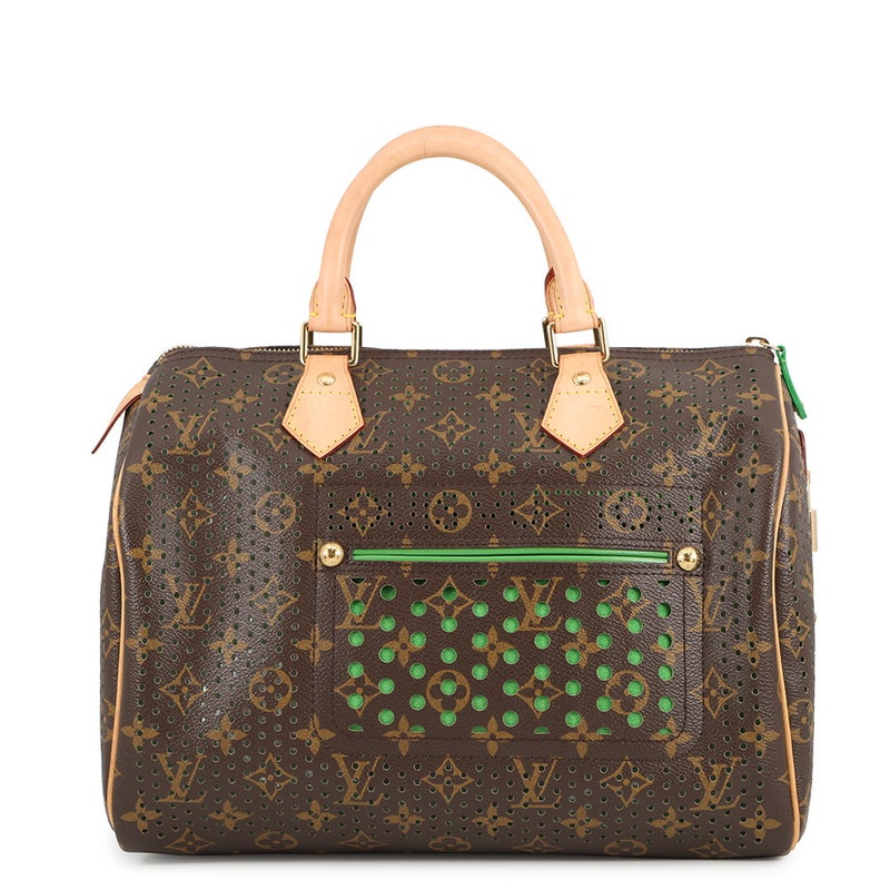 ルイヴィトン ハンドバッグ モノグラム・ペルフォ スピーディ30 M95181 LOUIS VUITTON