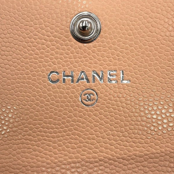 シャネル カードケース マトラッセ ココマーク キャビアスキン AP4333 CHANEL 名刺入れ