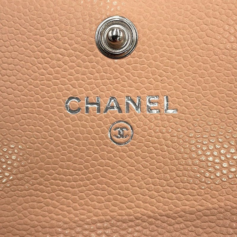 シャネル カードケース マトラッセ ココマーク キャビアスキン AP4333 CHANEL 名刺入れ