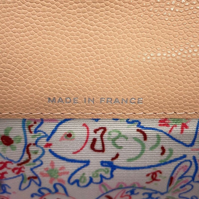 シャネル カードケース マトラッセ ココマーク キャビアスキン AP4333 CHANEL 名刺入れ