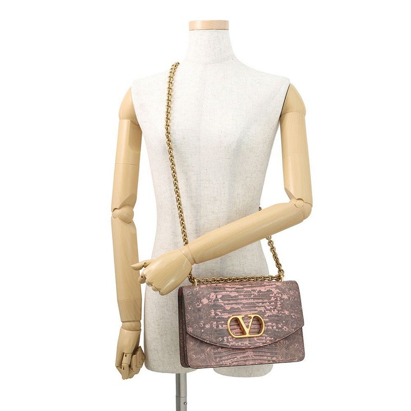 ヴァレンティノ・ガラヴァーニ チェーンショルダーバッグ ヴェイン テジュス リザード 6W2B0R16YUB VALENTINO