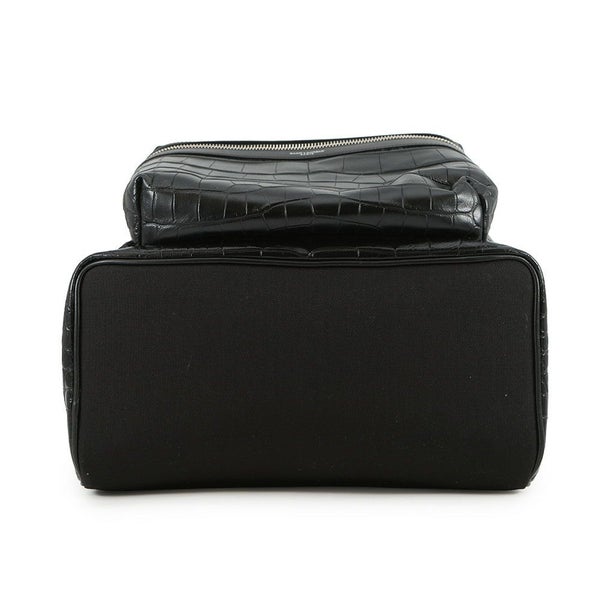 サンローランパリ バックパック シティ CITY クロコ型押しレザー 534967 SAINT LAURENT PARIS リュックサック 黒