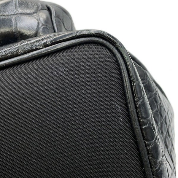 サンローランパリ バックパック シティ CITY クロコ型押しレザー 534967 SAINT LAURENT PARIS リュックサック 黒