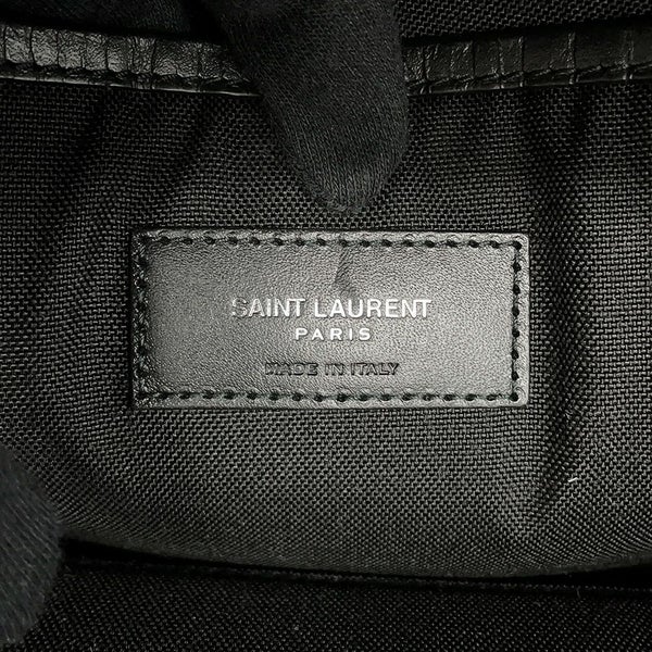 サンローランパリ バックパック シティ CITY クロコ型押しレザー 534967 SAINT LAURENT PARIS リュックサック 黒