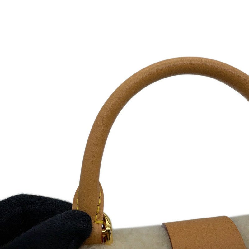 ルイヴィトン ハンドバッグ モノグラム/ムートン ロッキーBB M46318 LOUIS VUITTON 2way