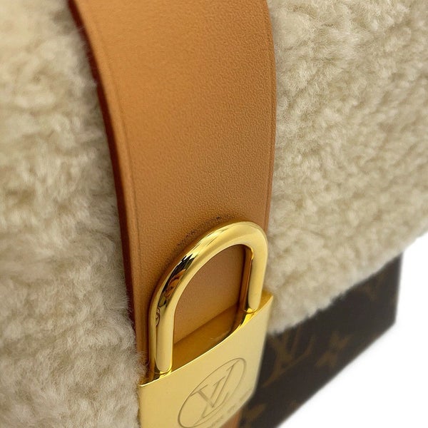 ルイヴィトン ハンドバッグ モノグラム/ムートン ロッキーBB M46318 LOUIS VUITTON 2way