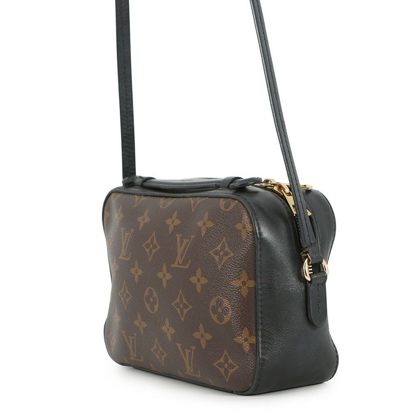 ルイヴィトン ショルダーバッグ モノグラム サントンジュ M43555 LOUIS VUITTON タッセル ブラック 黒