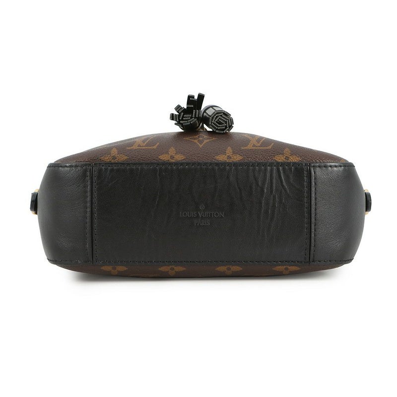 ルイヴィトン ショルダーバッグ モノグラム サントンジュ M43555 LOUIS VUITTON タッセル ブラック 黒