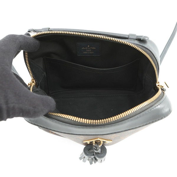 ルイヴィトン ショルダーバッグ モノグラム サントンジュ M43555 LOUIS VUITTON タッセル ブラック 黒