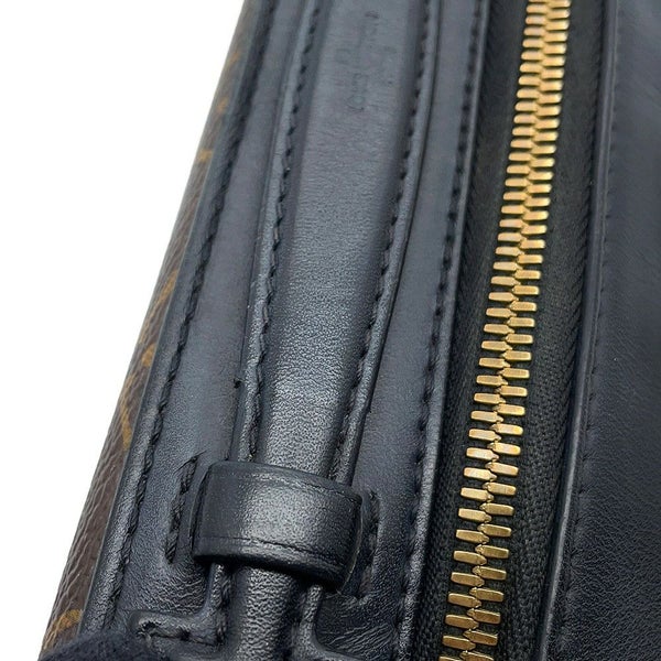 ルイヴィトン ショルダーバッグ モノグラム サントンジュ M43555 LOUIS VUITTON タッセル ブラック 黒