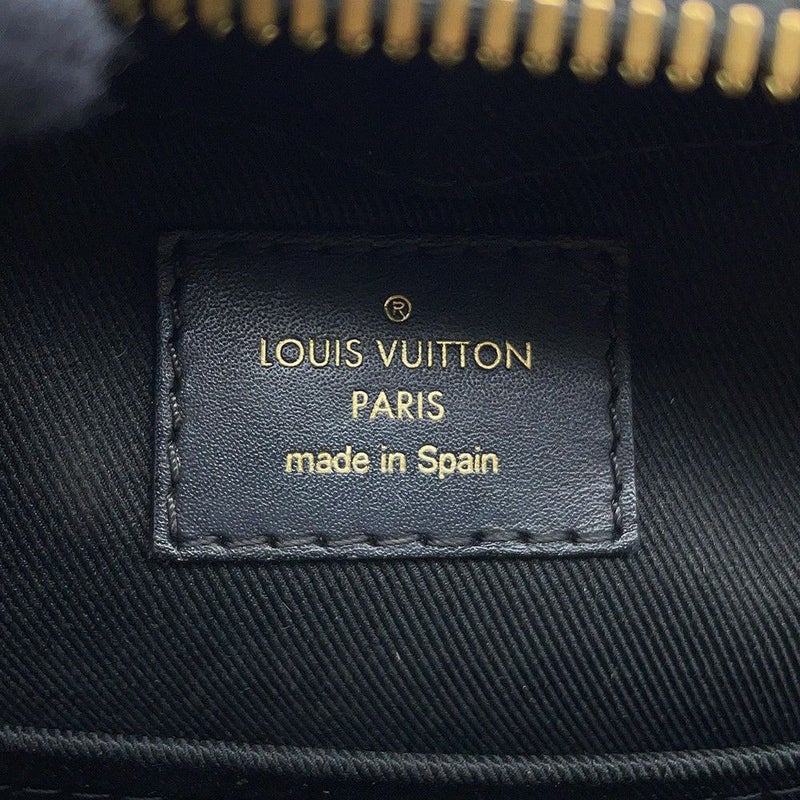 ルイヴィトン ショルダーバッグ モノグラム サントンジュ M43555 LOUIS VUITTON タッセル ブラック 黒