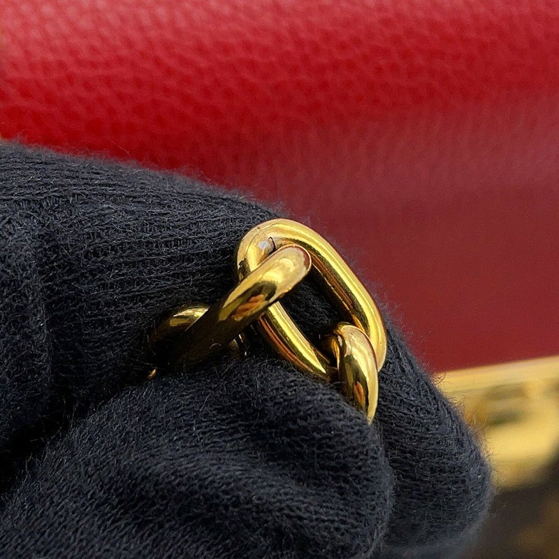 ルイヴィトン ショルダーバッグ モノグラム サン・プラシード M43713 LOUIS VUITTON レッド