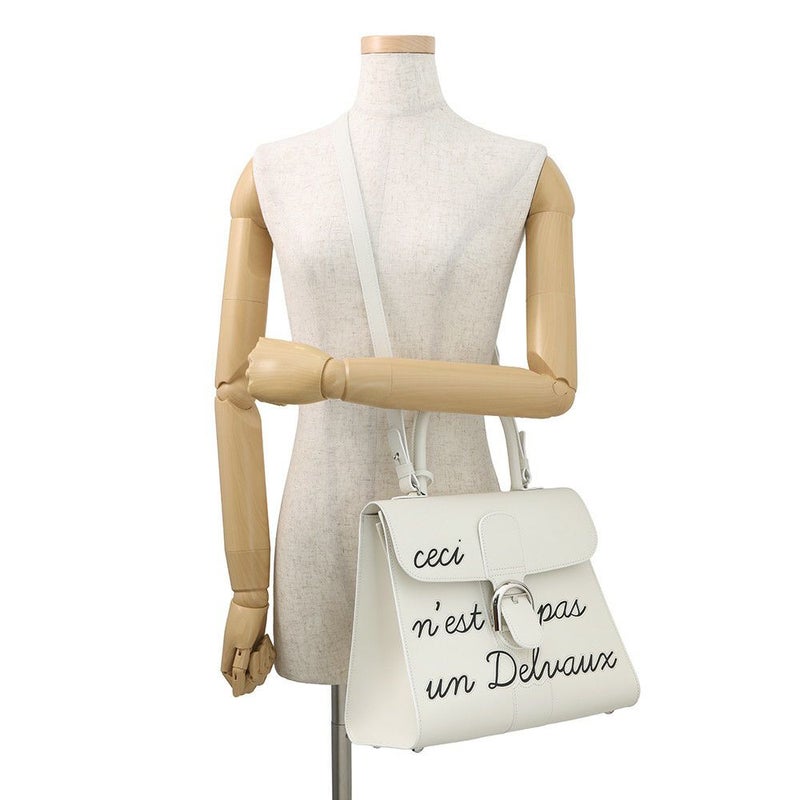 デルボー ハンドバッグ ルーモアMM レザー AA0558AAM0ADCPA Delvaux 2way 白