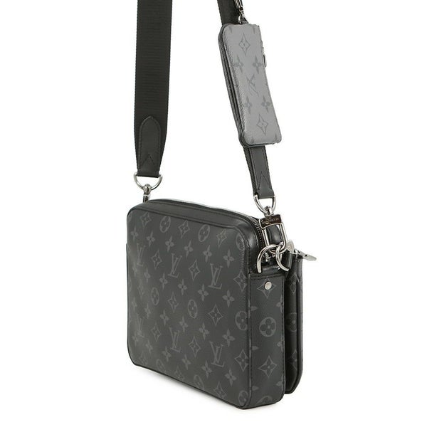 ルイヴィトン ショルダーバッグ モノグラム・エクリプス リバース トリオ・メッセンジャー M69443 ブラック 黒