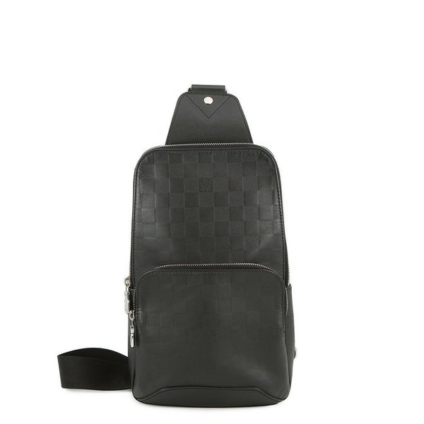 ルイヴィトン ボディバッグ ダミエ・アンフィニ アヴェニュー・スリングバッグ N41720 LOUIS VUITTON 黒 ブラック