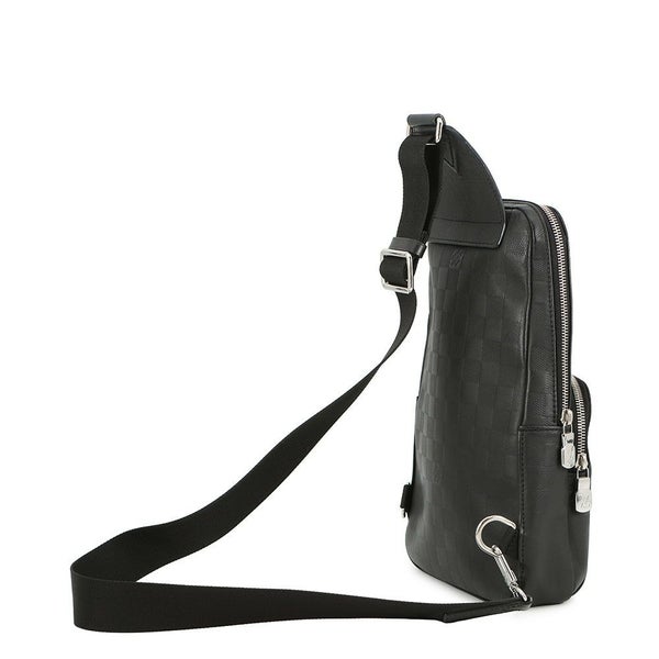 ルイヴィトン ボディバッグ ダミエ・アンフィニ アヴェニュー・スリングバッグ N41720 LOUIS VUITTON 黒 ブラック