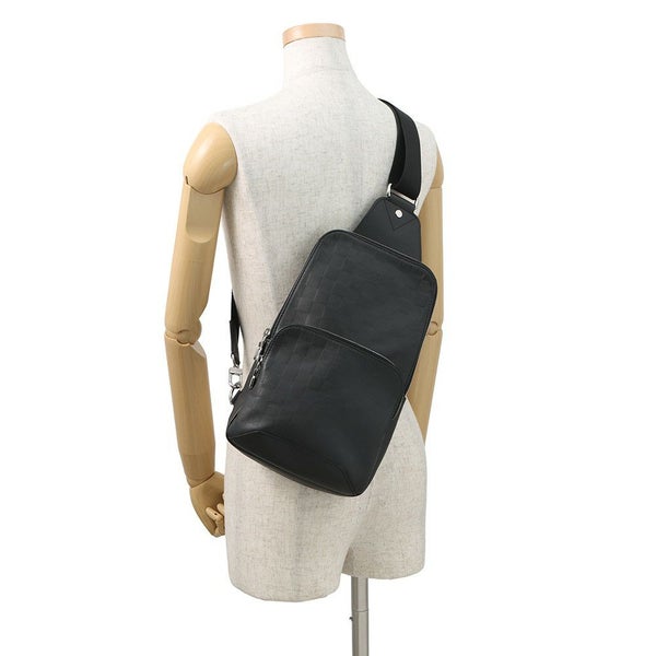 ルイヴィトン ボディバッグ ダミエ・アンフィニ アヴェニュー・スリングバッグ N41720 LOUIS VUITTON 黒 ブラック