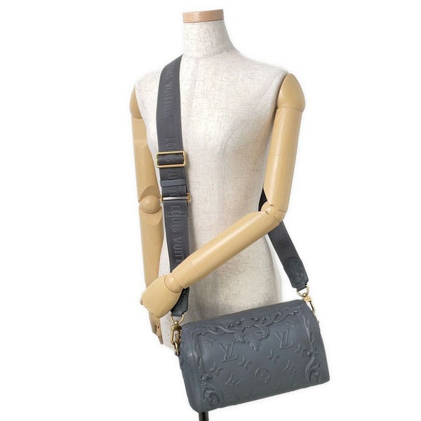 ルイヴィトン ショルダーバッグ モノグラム/カーフレザー シティ・キーポル M21835 ヴィトン バッグ メンズ 2023年春夏コレクション