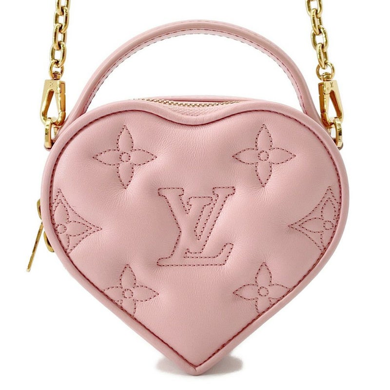 ルイヴィトン ハンドバッグ モノグラム/レザー ポップマイハート・ポーチ M82526 ヴィトン バッグ 2way ショルダーバッグ ミニバッグ